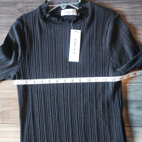 NWT Gilli brand black tee size L - Picture 8 of 9